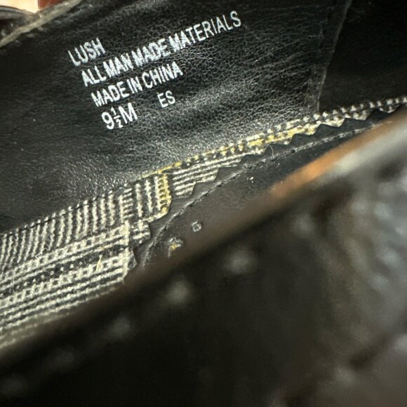 Mudd Vintage LUSH 90’s Chunky Heel Black Mary Jane Sz 9 1/2 M Y2K Punk Classic - Picture 8 of 10